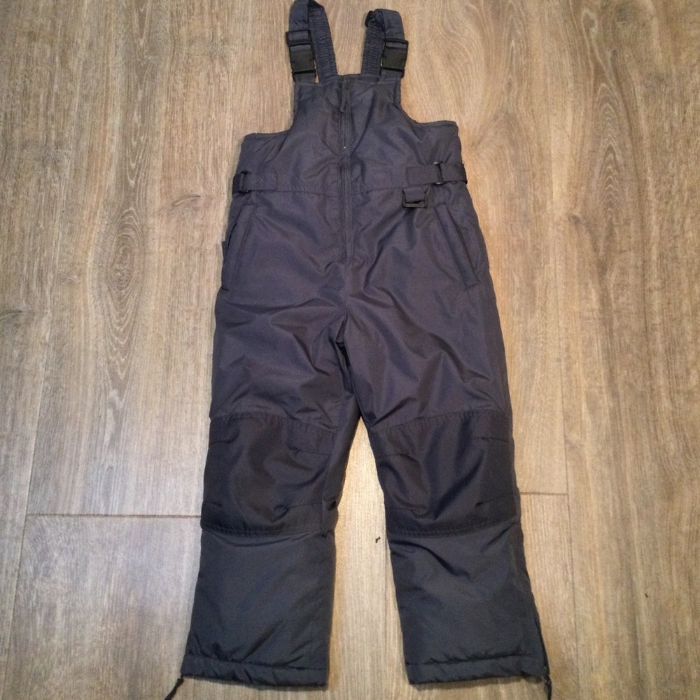 Cherokee Gray Unisex Snow Bibs 5/6